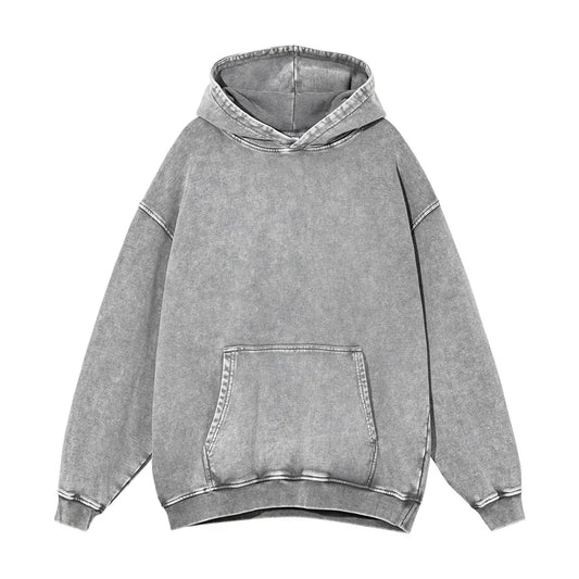 Washed Hoodie Grey